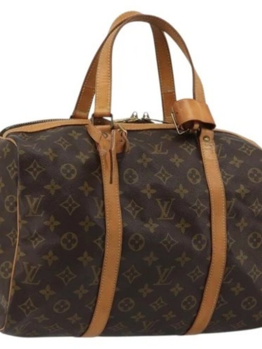 LOUIS VUITTON Monogram Sac Souple 35 Boston Bag M41626 LV Auth 174333A